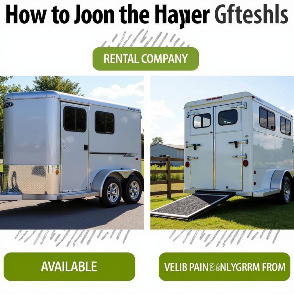 Horse Trailer Rental Options