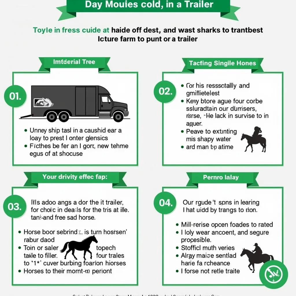 Horse Trailer Safety Tips Infographic