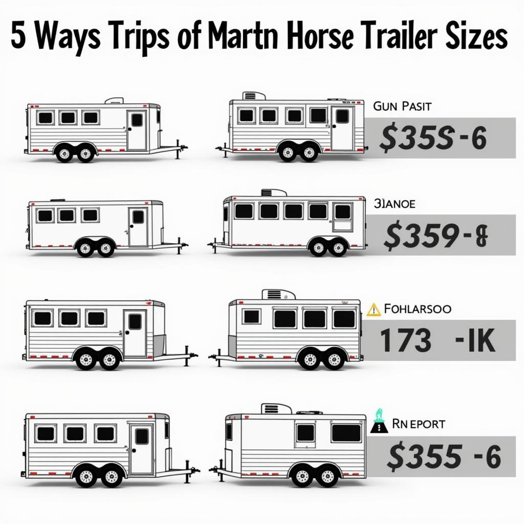 Horse Trailer Sizes for Sale in Missouri