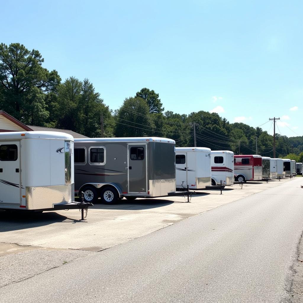 Horse trailers for sale in various sizes and styles in South Carolina