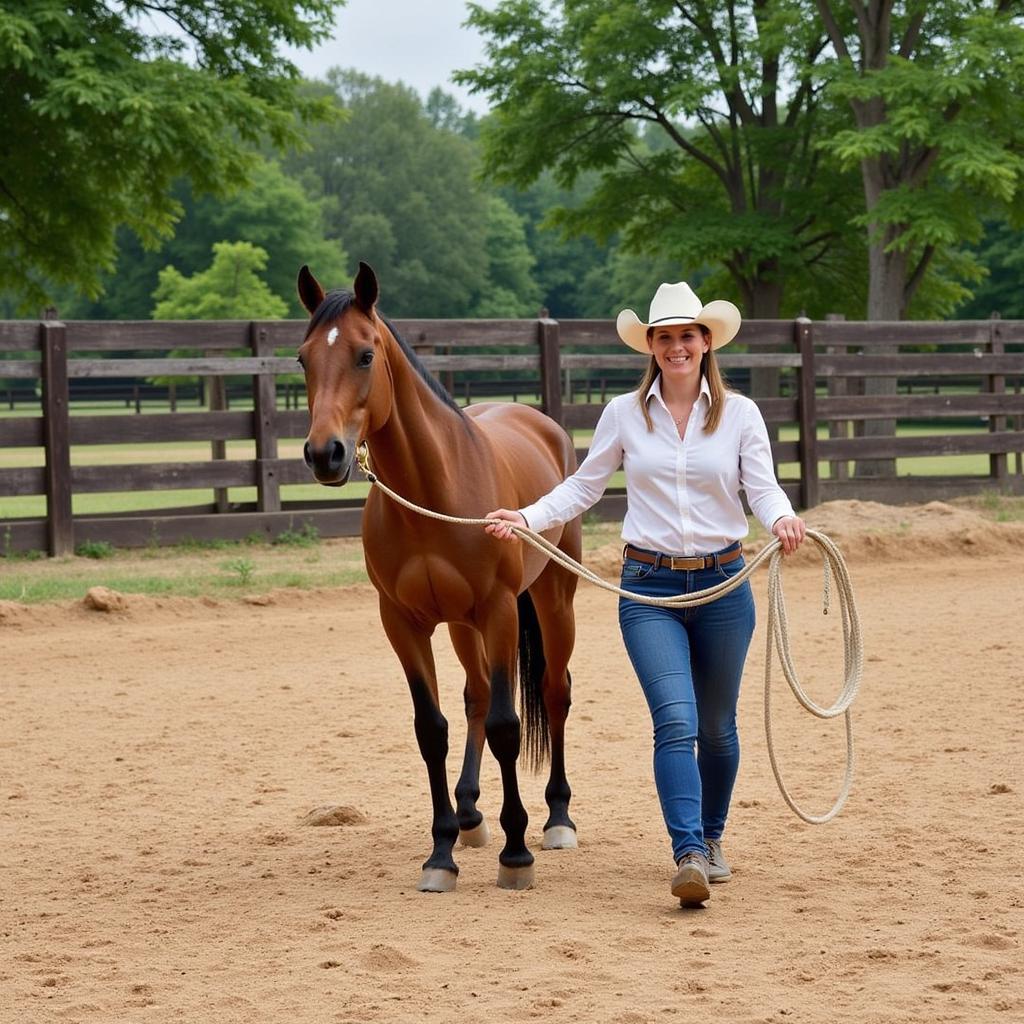 Horse Training with Rope