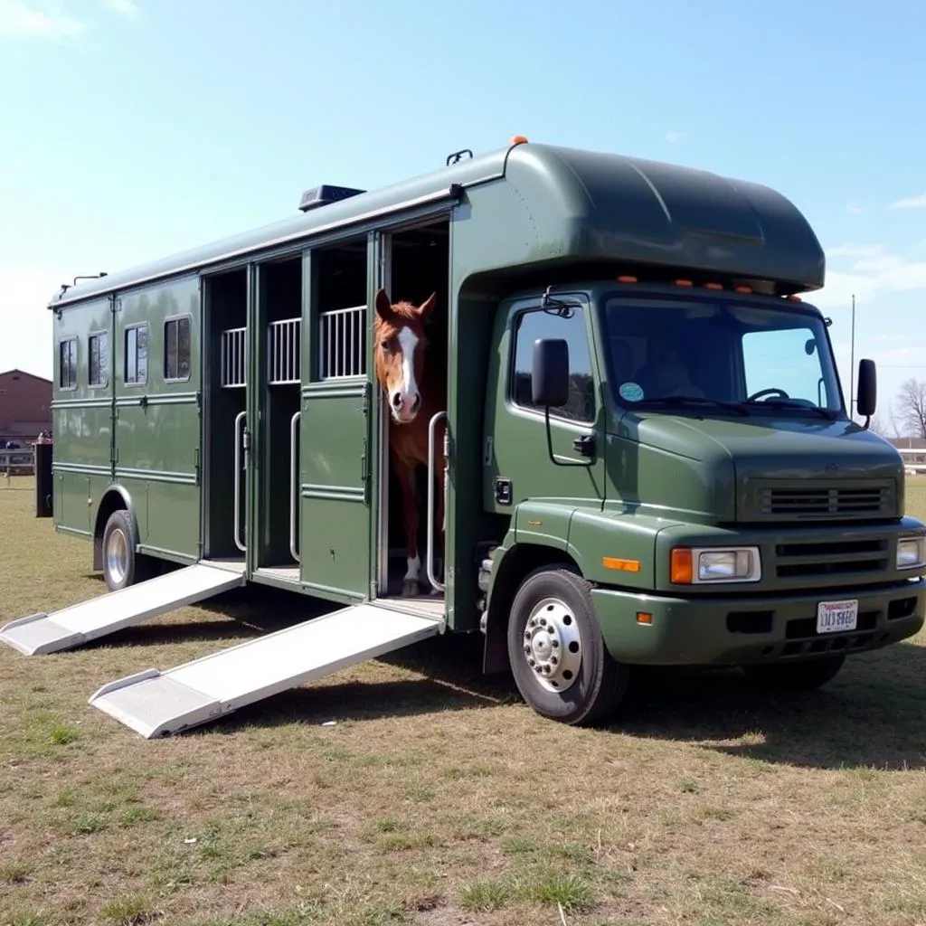 Horse Transport Truck