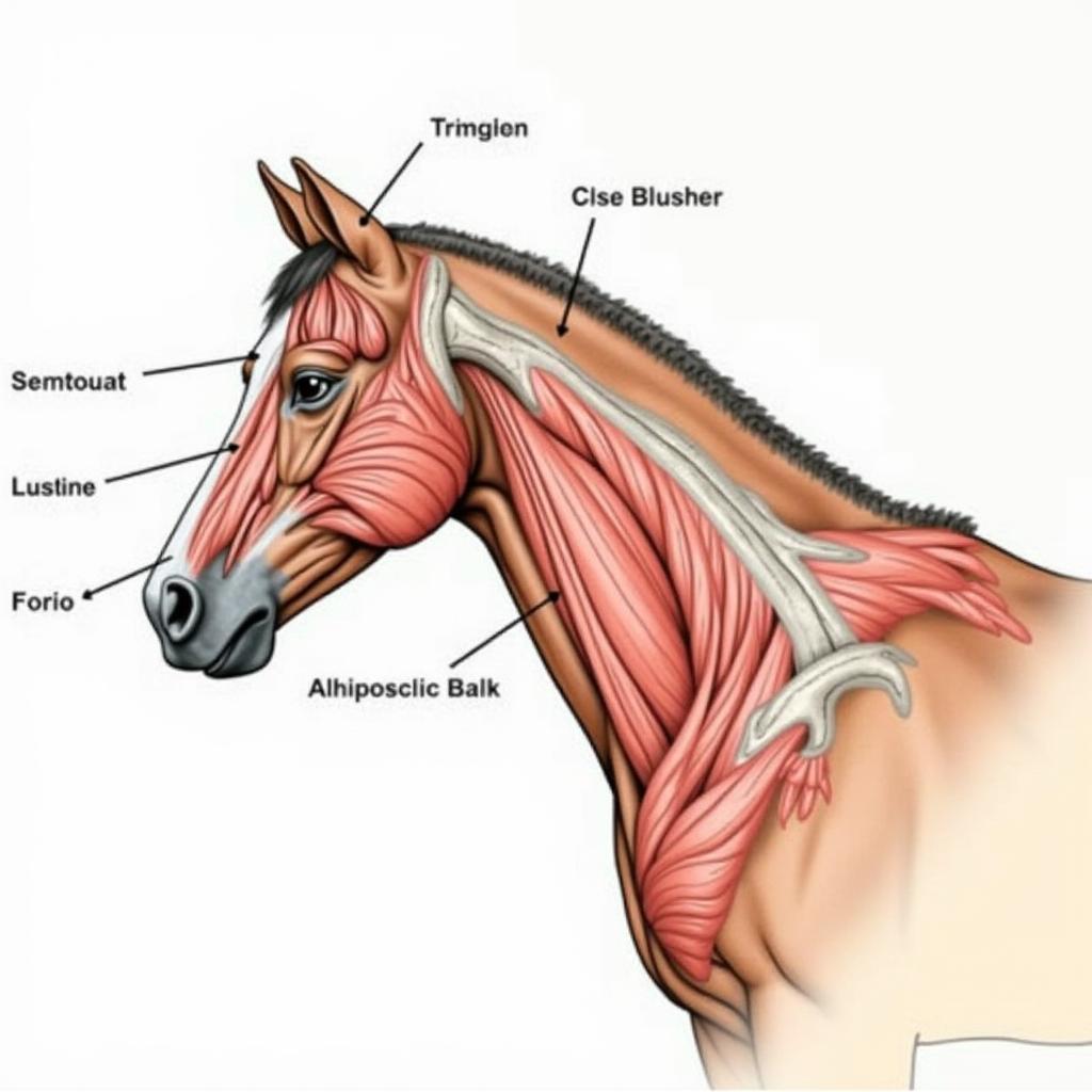 Horse Trapezius Muscle Anatomy