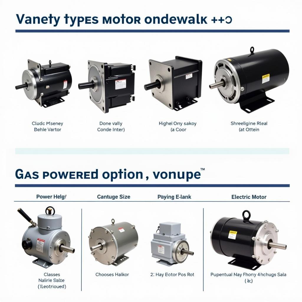 Different horse walker motor types