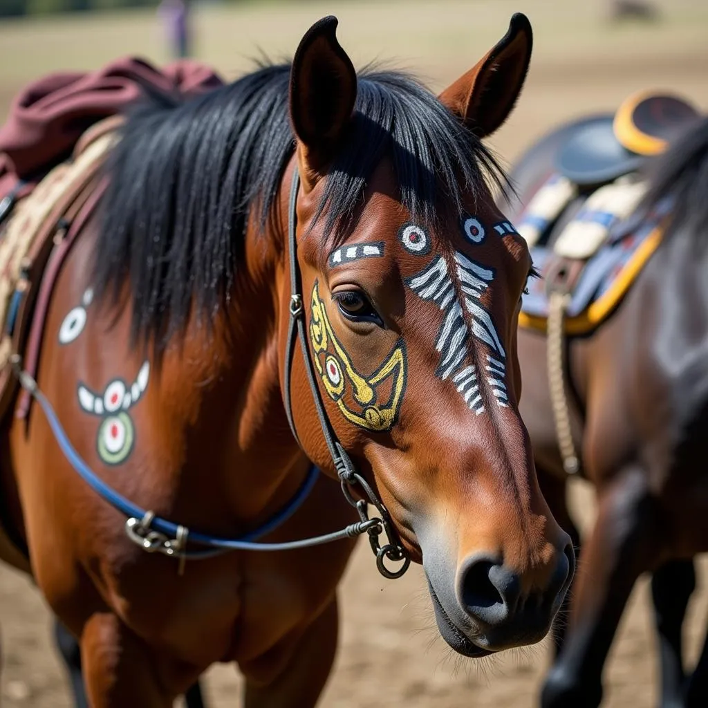 Horse War Paint Patterns and Symbols