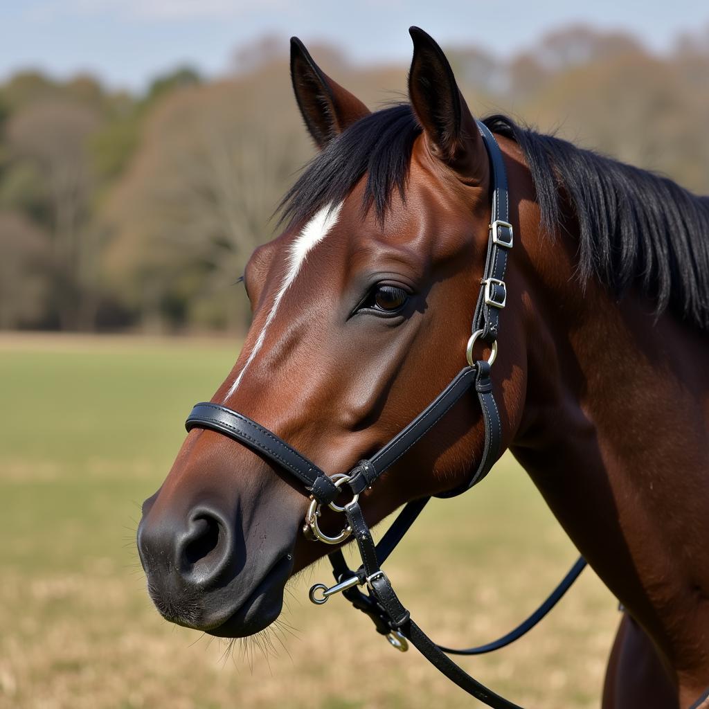 Horse with a Snaffle Bit