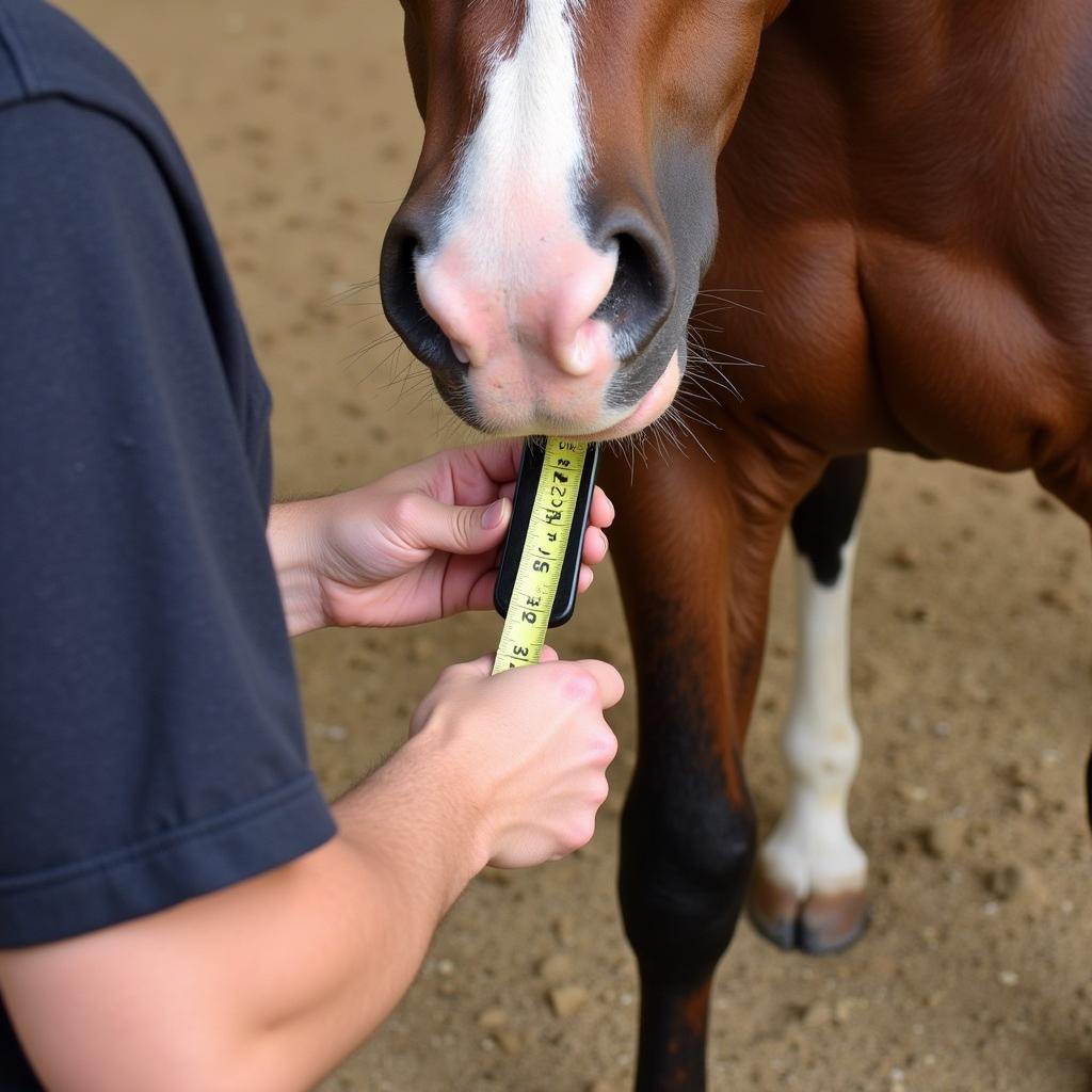 Measuring Horse Weight with a Tape