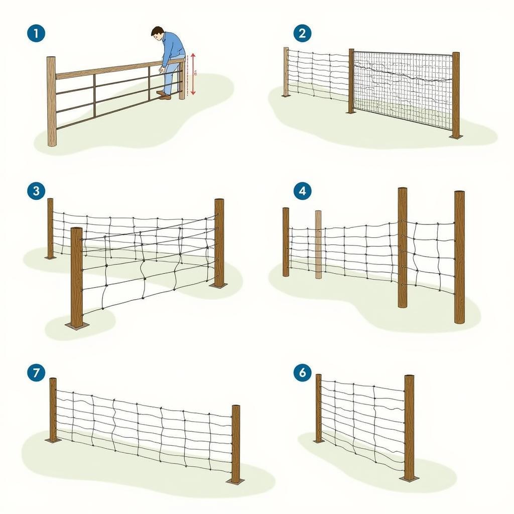 Installing Horse Wire Fence