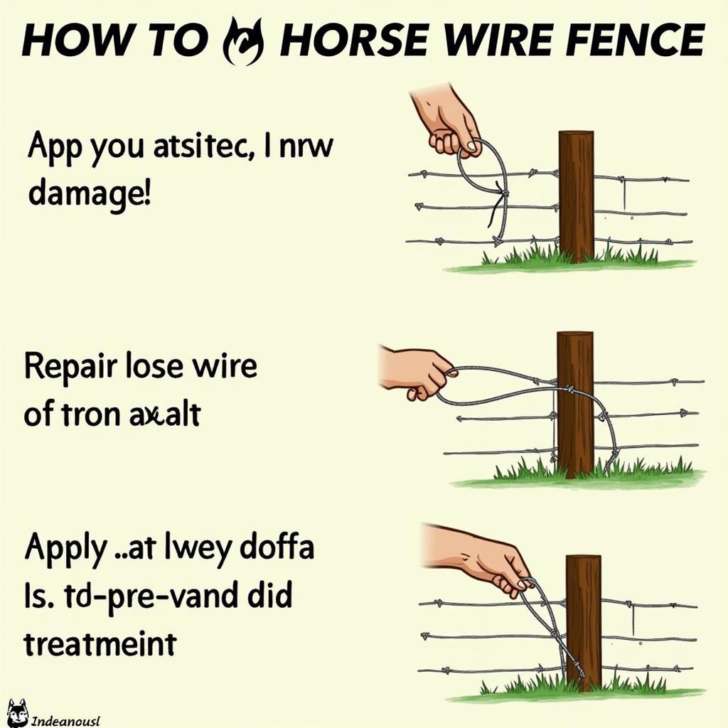 Maintaining Horse Wire Fence