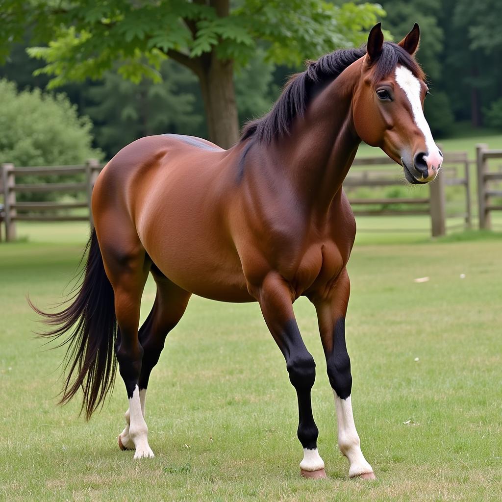 Horse with Laminitis