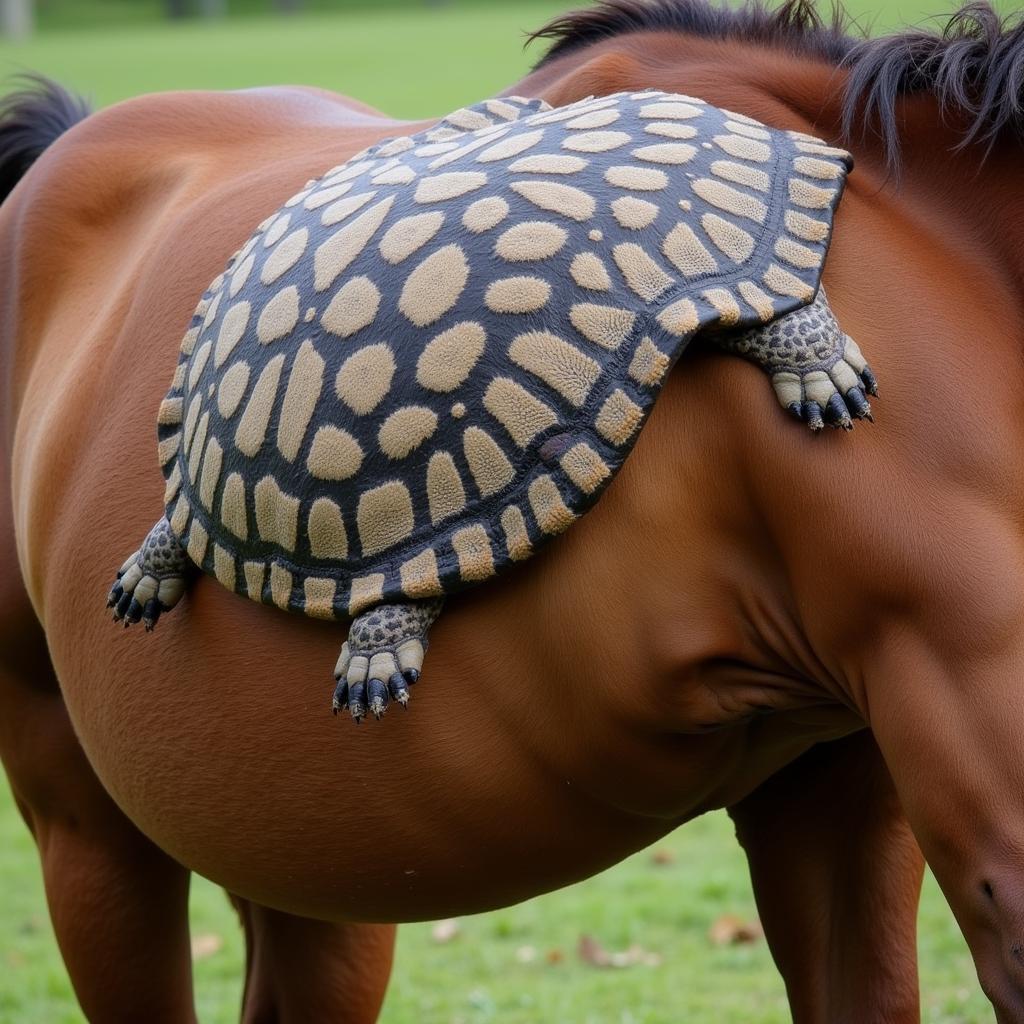 Horse with Unique Markings