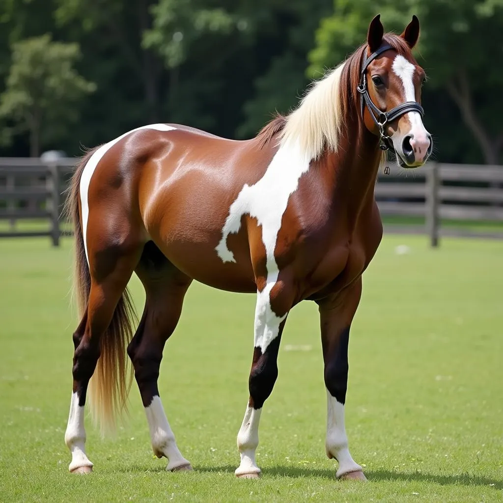 Horse with Unique Markings