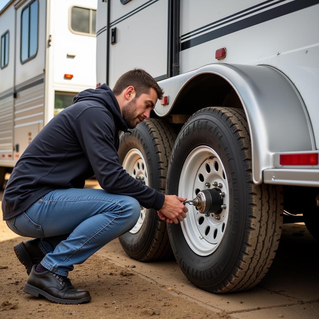 Inspecting a Horse Trailer in South Dakota