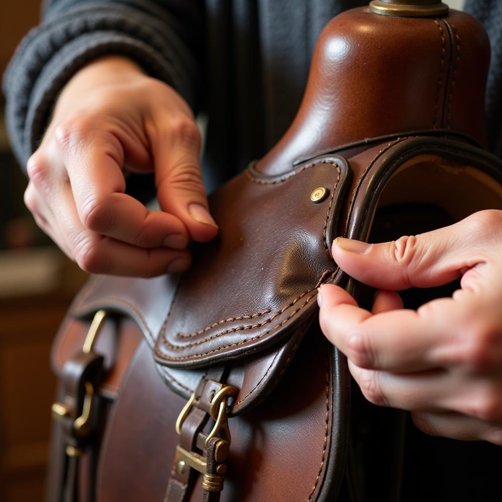 Inspecting a Used Saddle