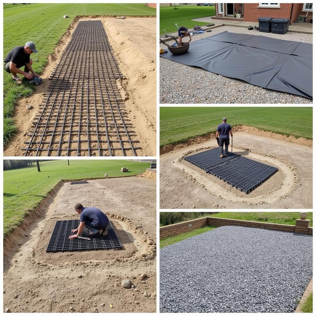 Step-by-Step Installation of Mud Grids in a Horse Paddock