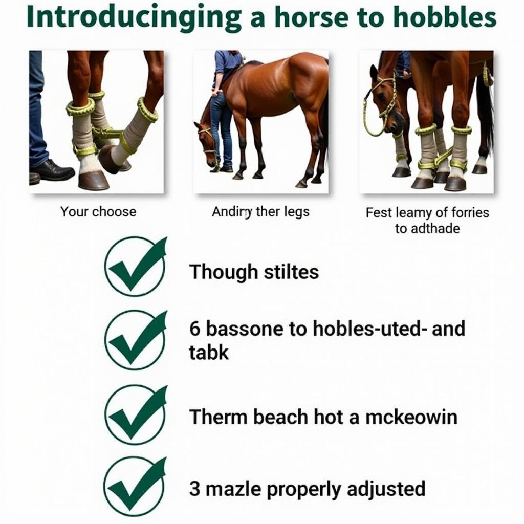 Introducing a Horse to Hobbles Safely