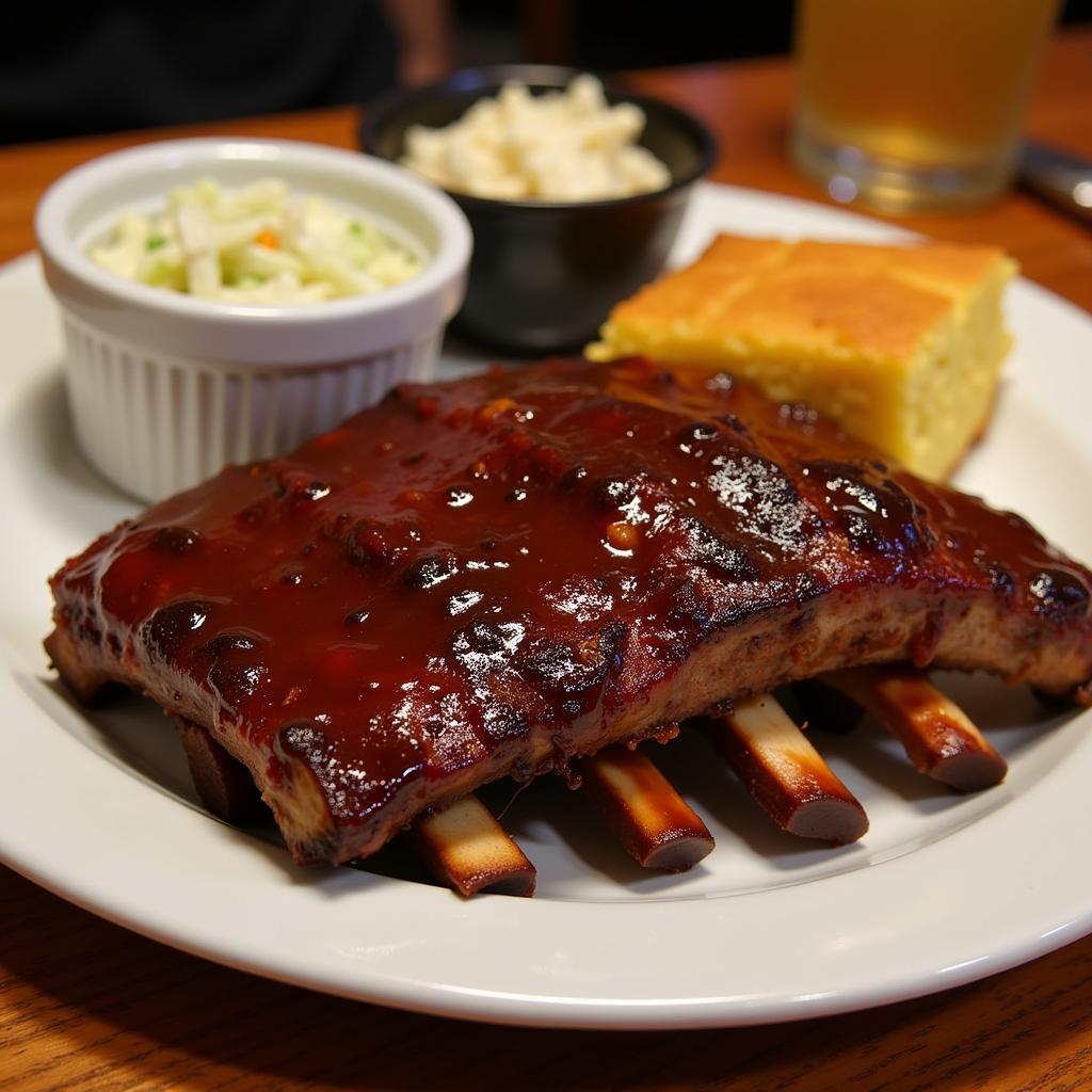 Iron Horse Station Signature Dish - Slow-Cooked Ribs