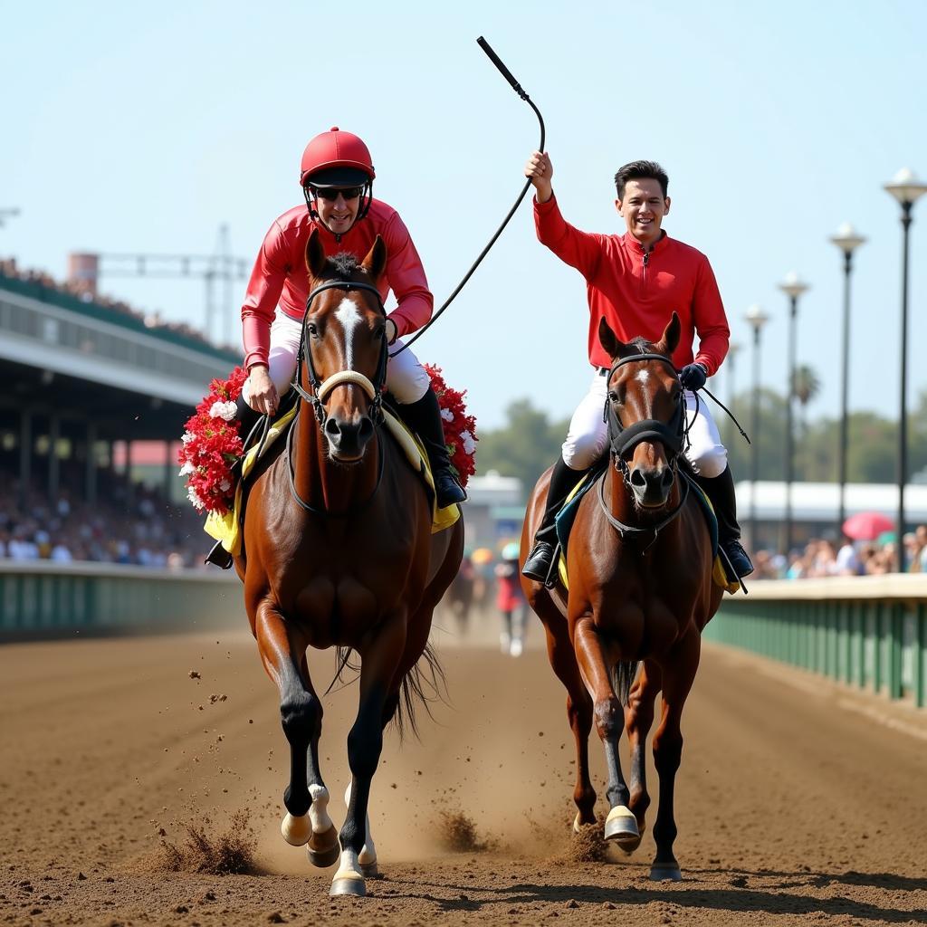 LA County Fair Winning Horse and Jockey