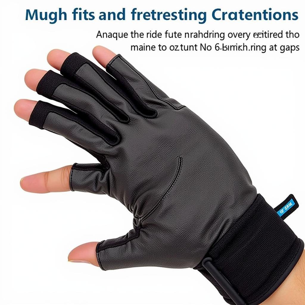 Proper fit of ladies horse riding gloves