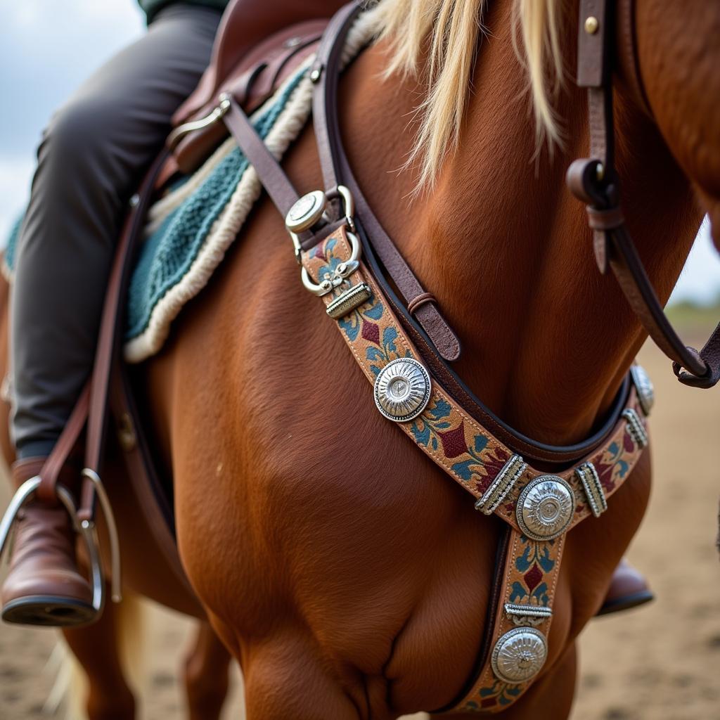 Latigo Horse in Western Riding