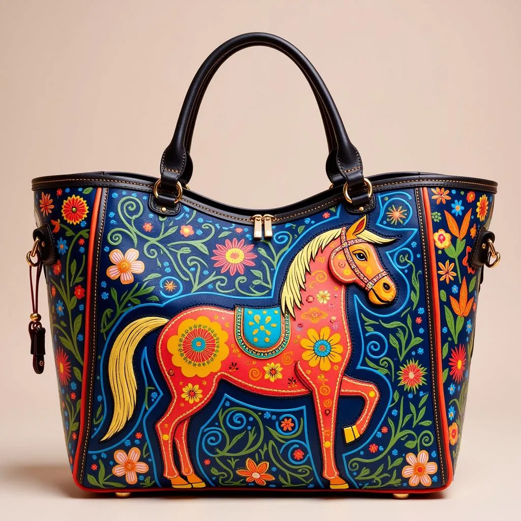 Laurel Burch Horse Tote Bag