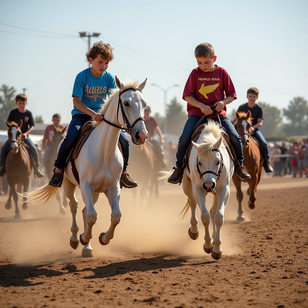 Hobby Horse Competition in Action