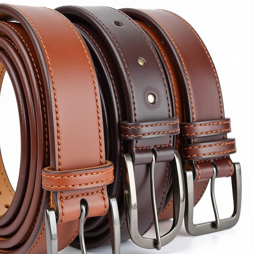 Leather Horse Riding Belts in Various Styles