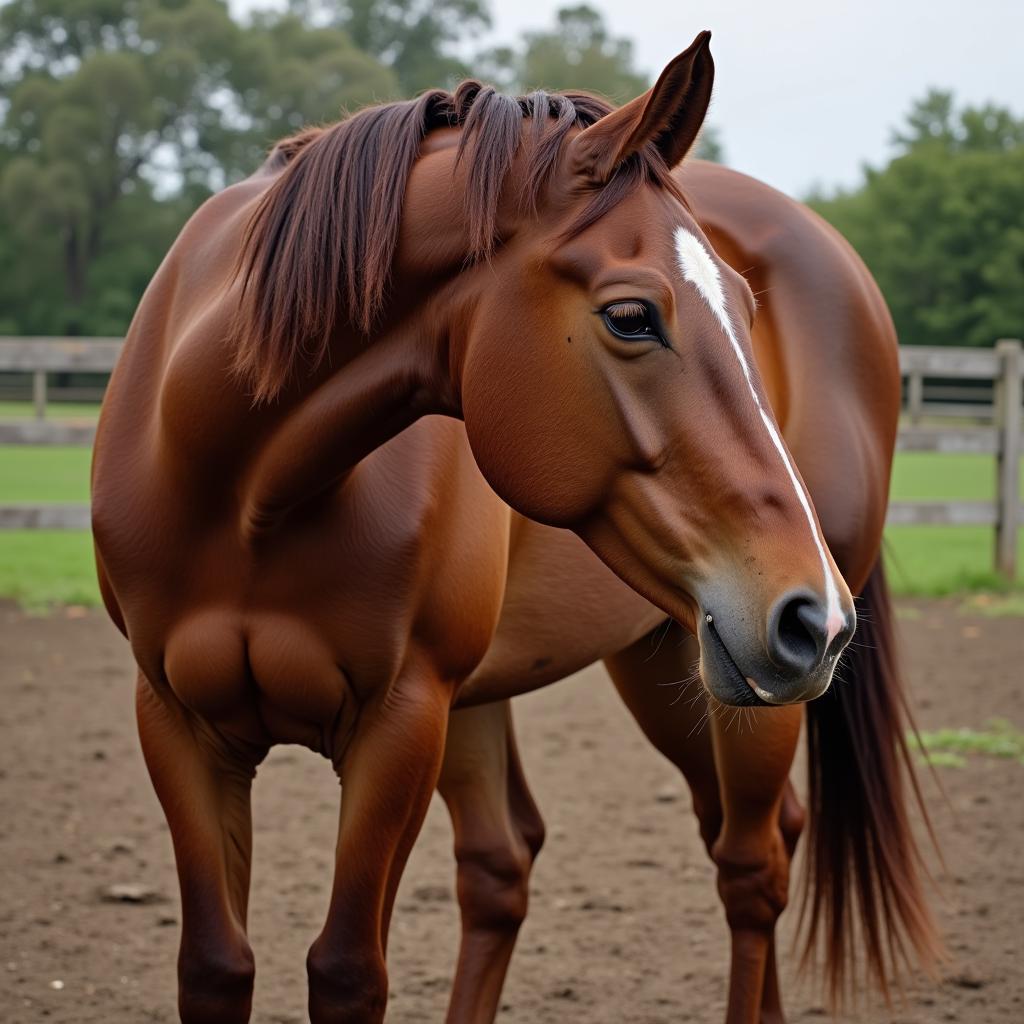 Thoroughbred Horse Resembling Madam Secretary's Horse