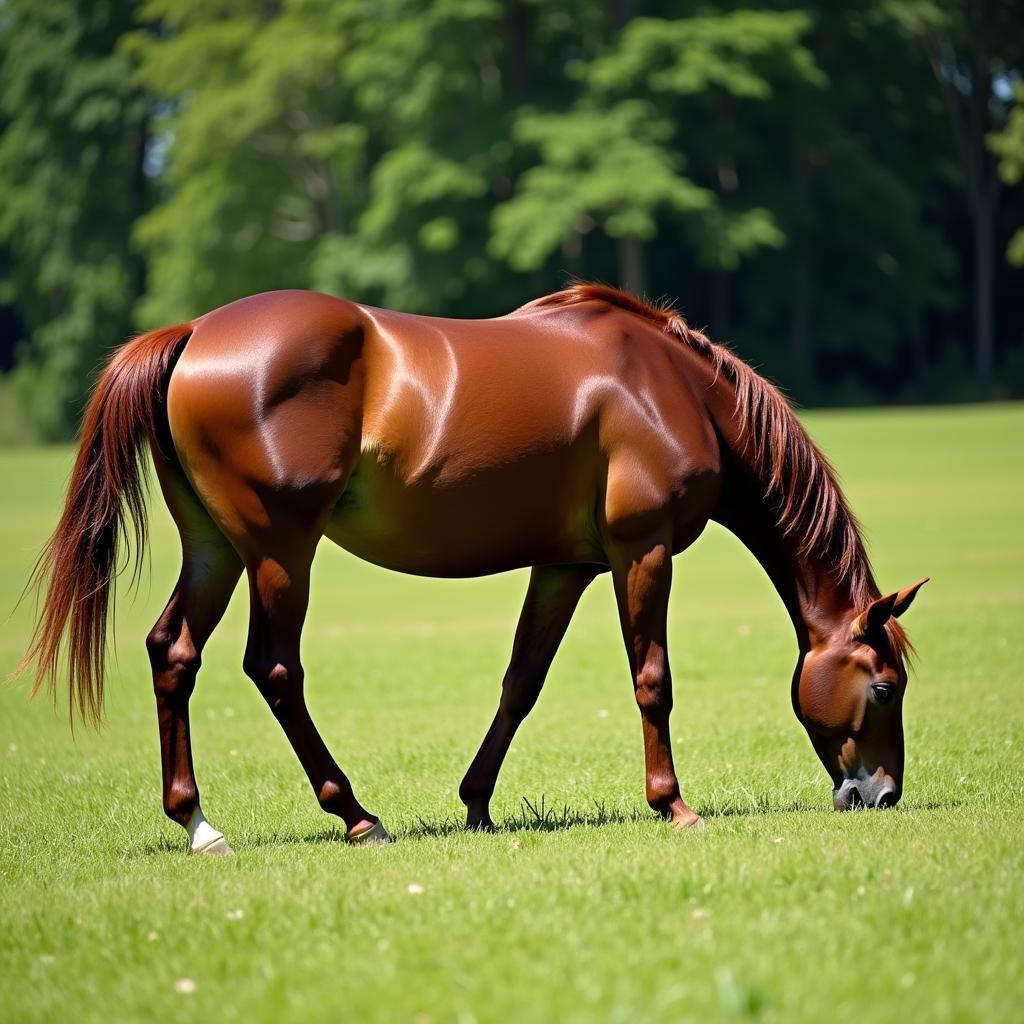 Mare and Foal in a Field