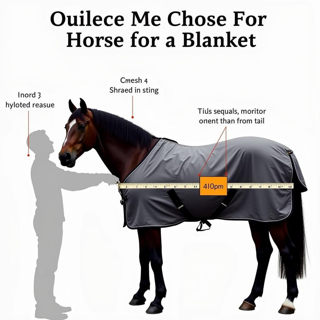 Measuring a Horse for a Blanket