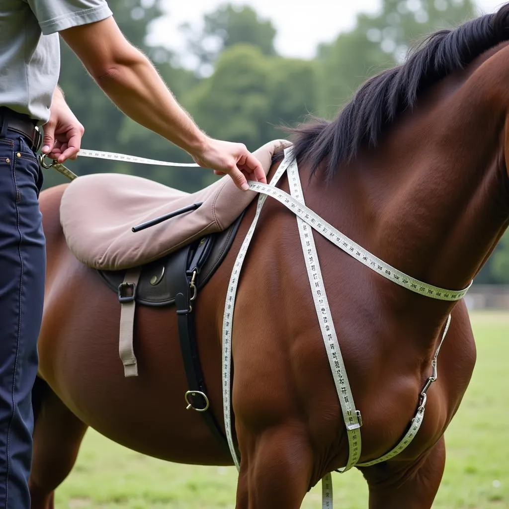 Measuring a Horse for Jammies