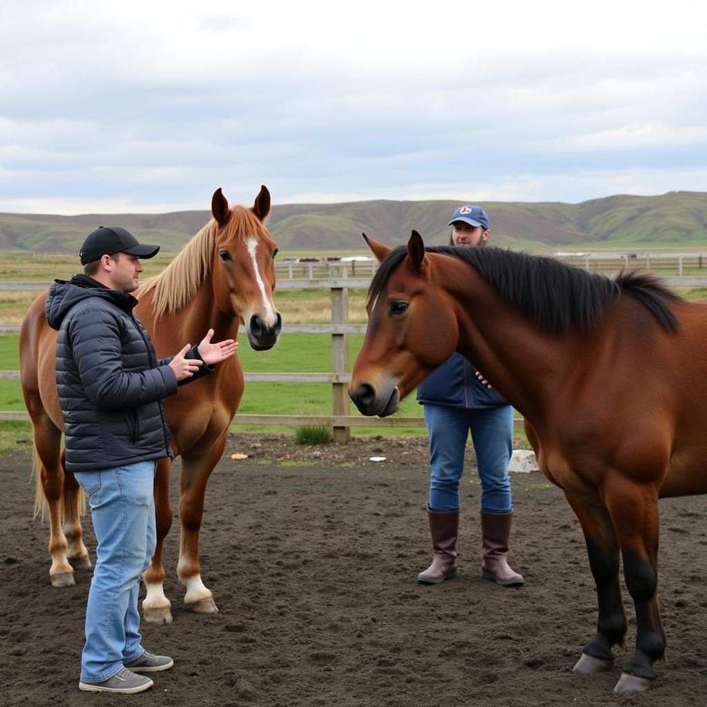 Meeting Icelandic Horse Breeders