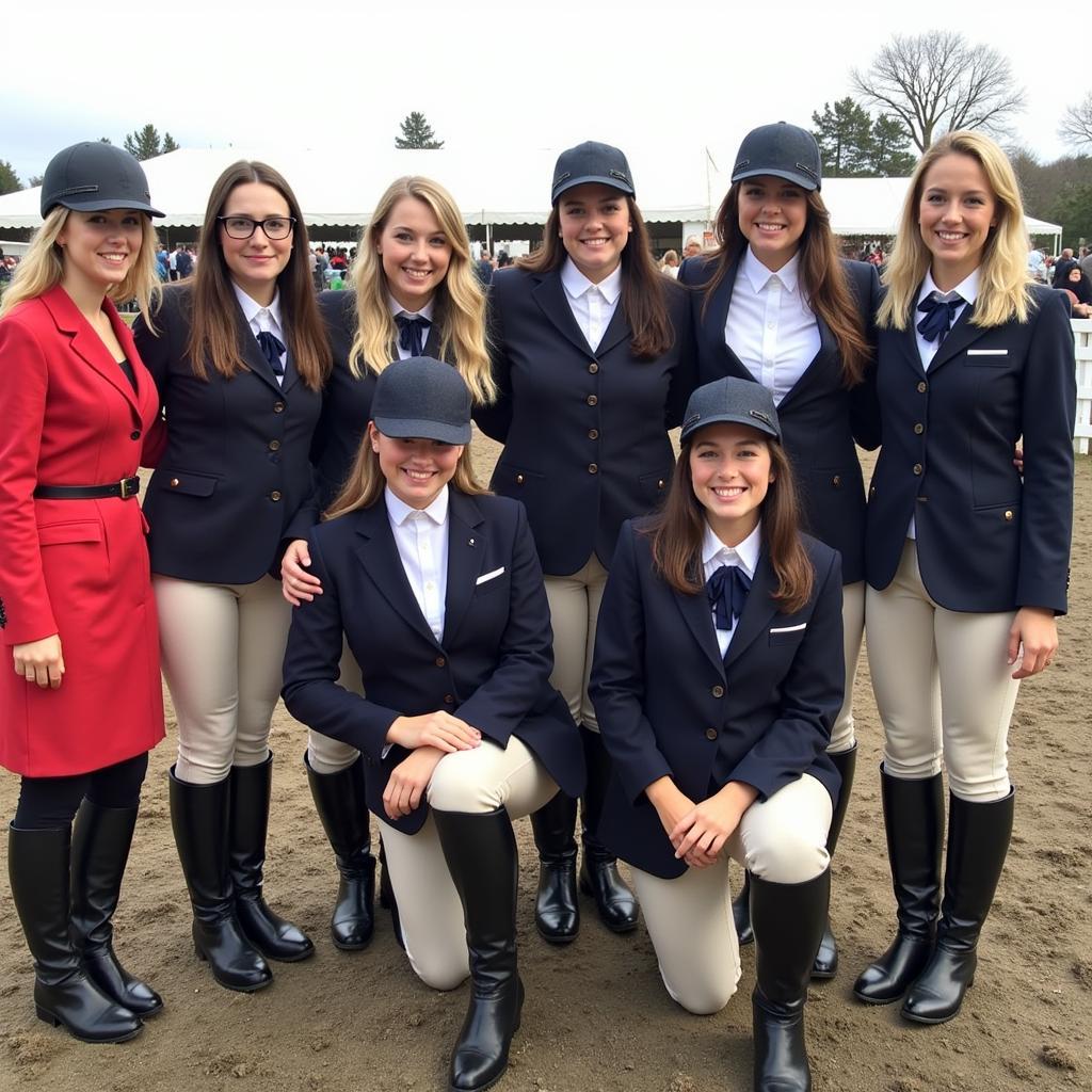 Equestrian Enthusiasts Gather at Menlo Horse Show