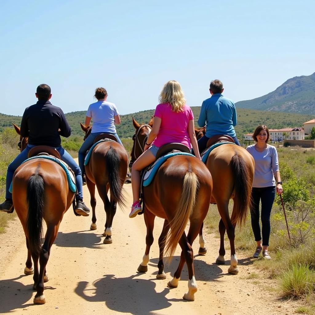 Group Horse Riding Excursion in Menorca 