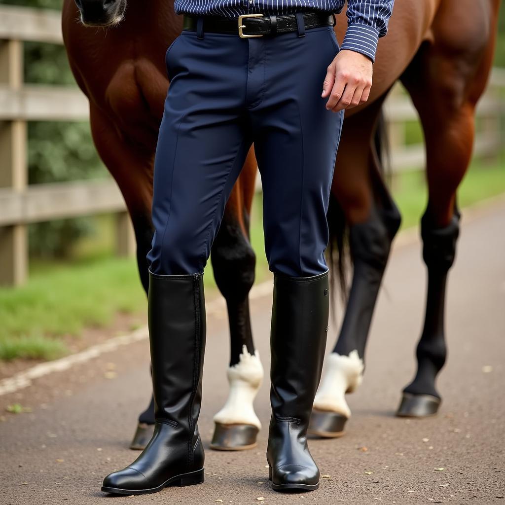 Mens jodhpurs and boots