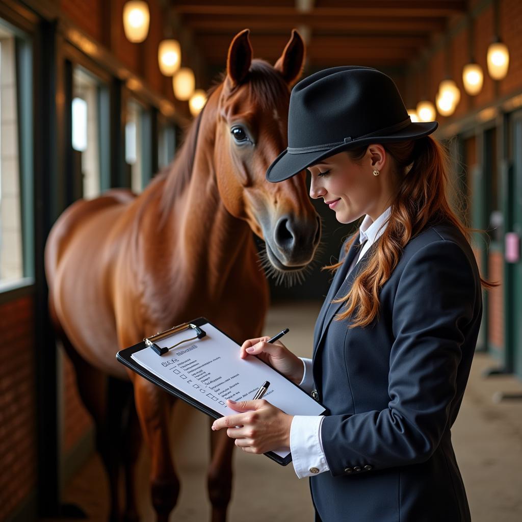 Michigan horse buyer checklist