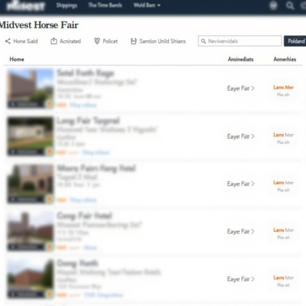 Online Booking Platform for Midwest Horse Fair Hotels