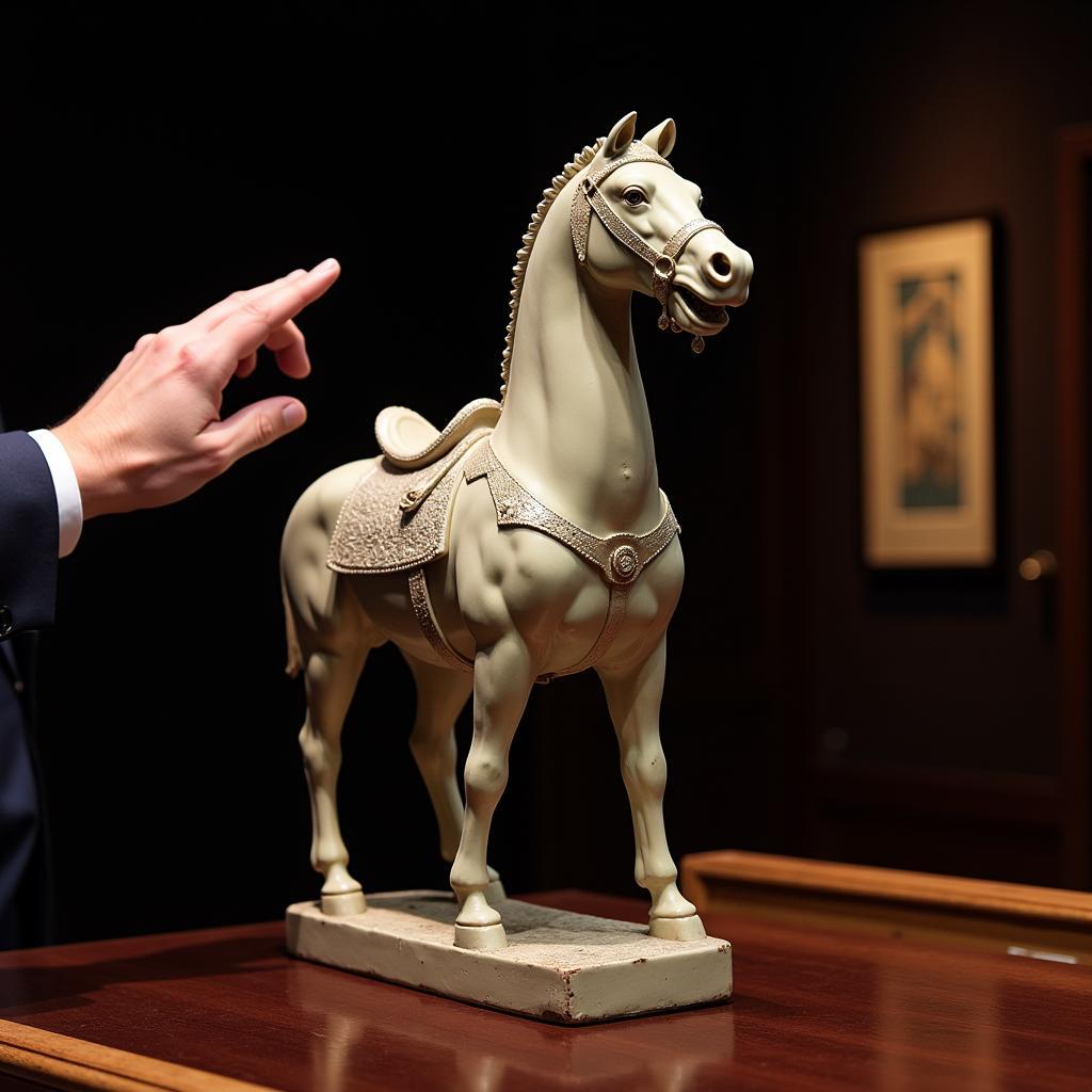 Ming Horse Statue at Auction