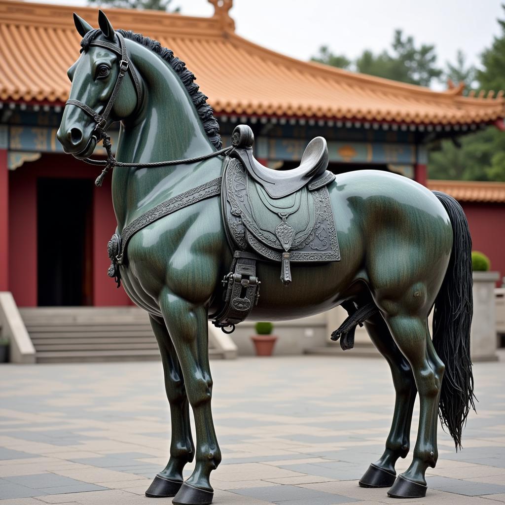 Ming Horse Statue in Imperial Court