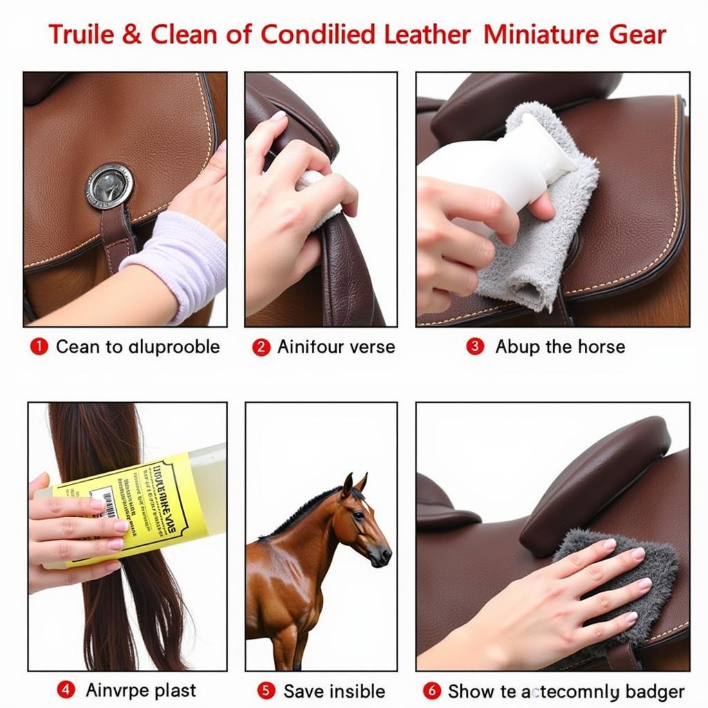 Cleaning Miniature Horse Gear