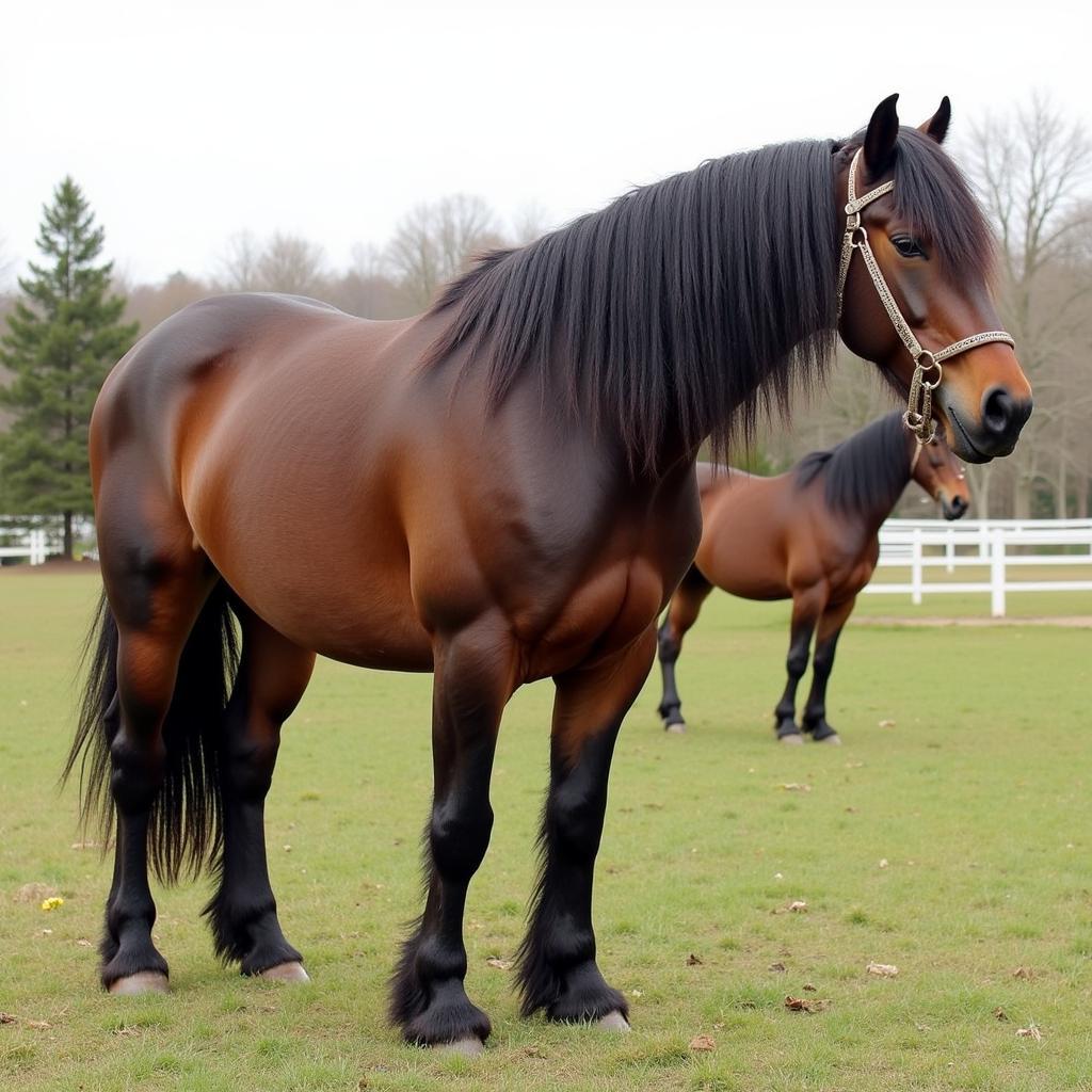 Modern Conestoga horse descendant