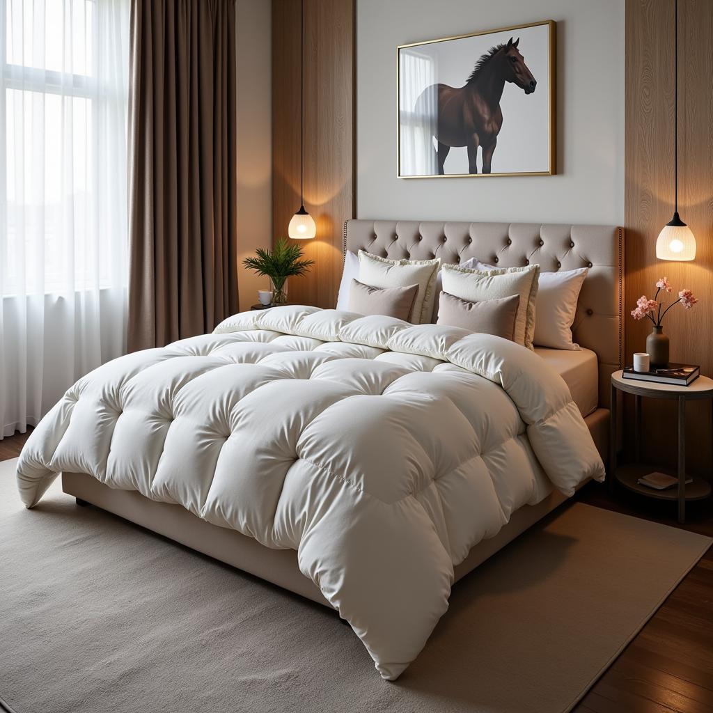 Contemporary Horse Hair Comforter