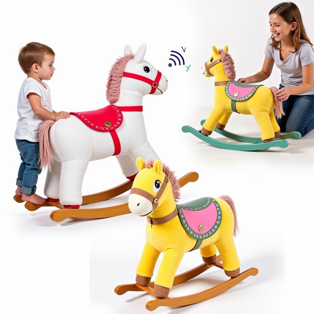 Modern Rocking Horse with Sound Effects