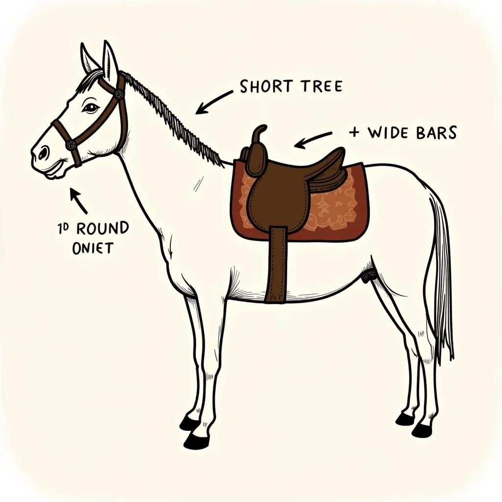 Components of a Mule Saddle