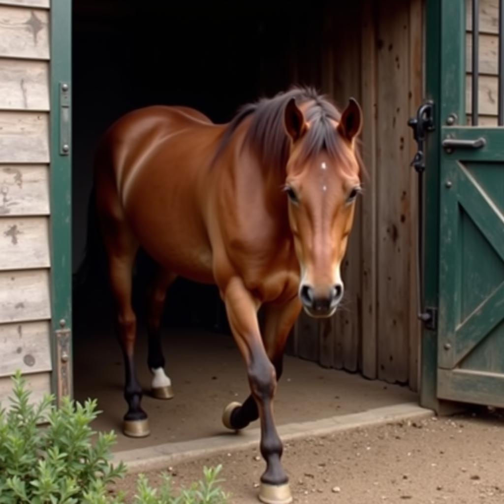 Nervous Horse Pacing