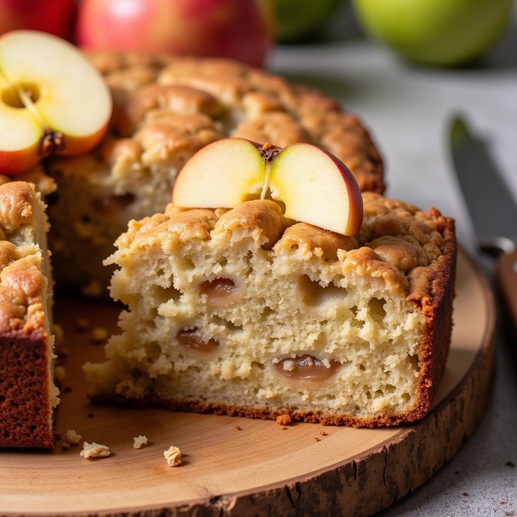 Oat Apple Horse Cake