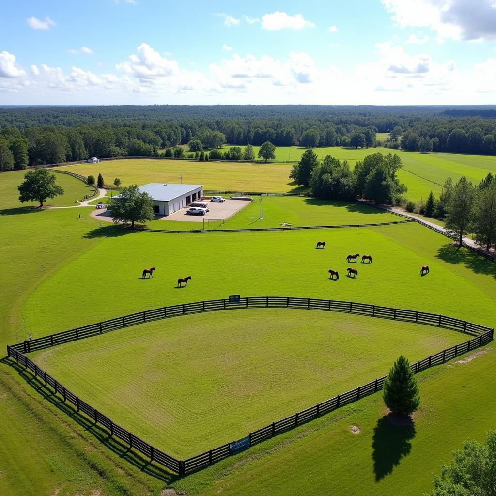 Luxurious horse boarding facilities in Ocala