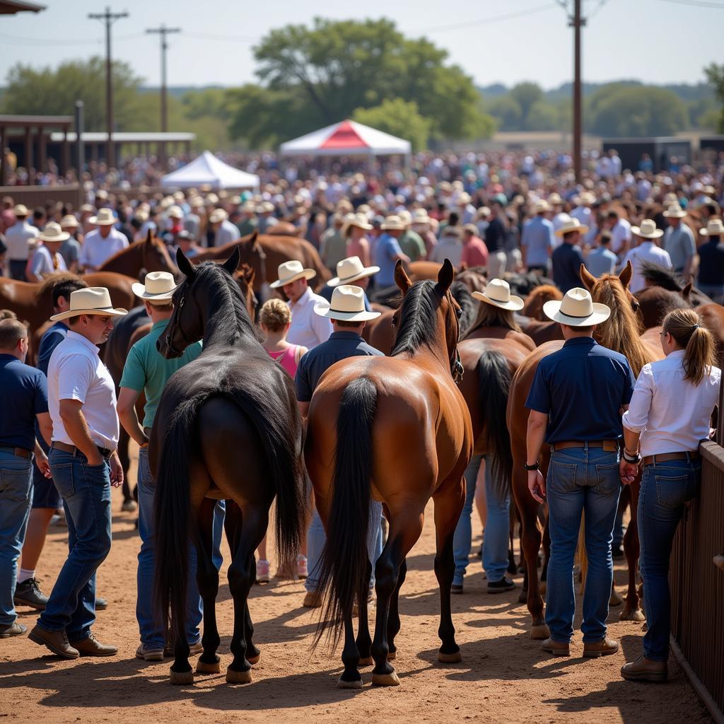 Race horse auction in Oklahoma