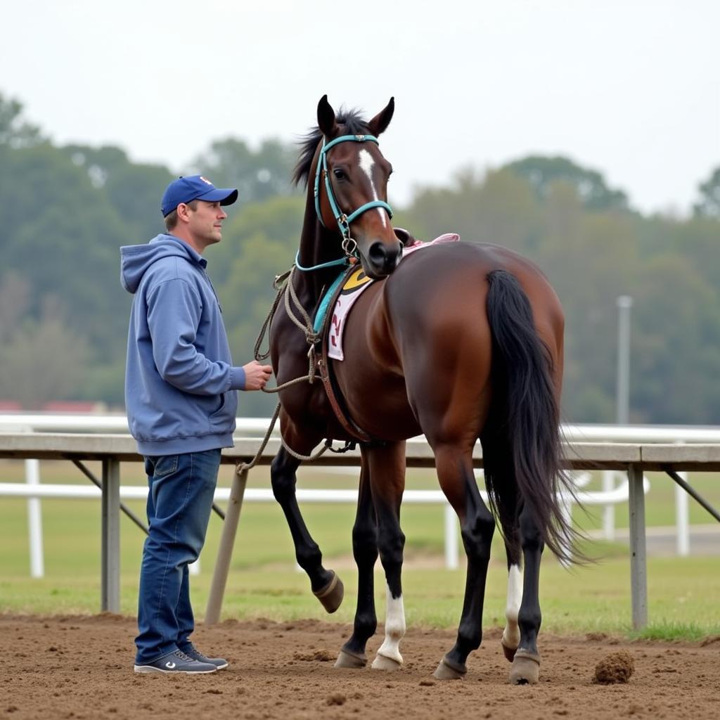 Race horse training in Oklahoma