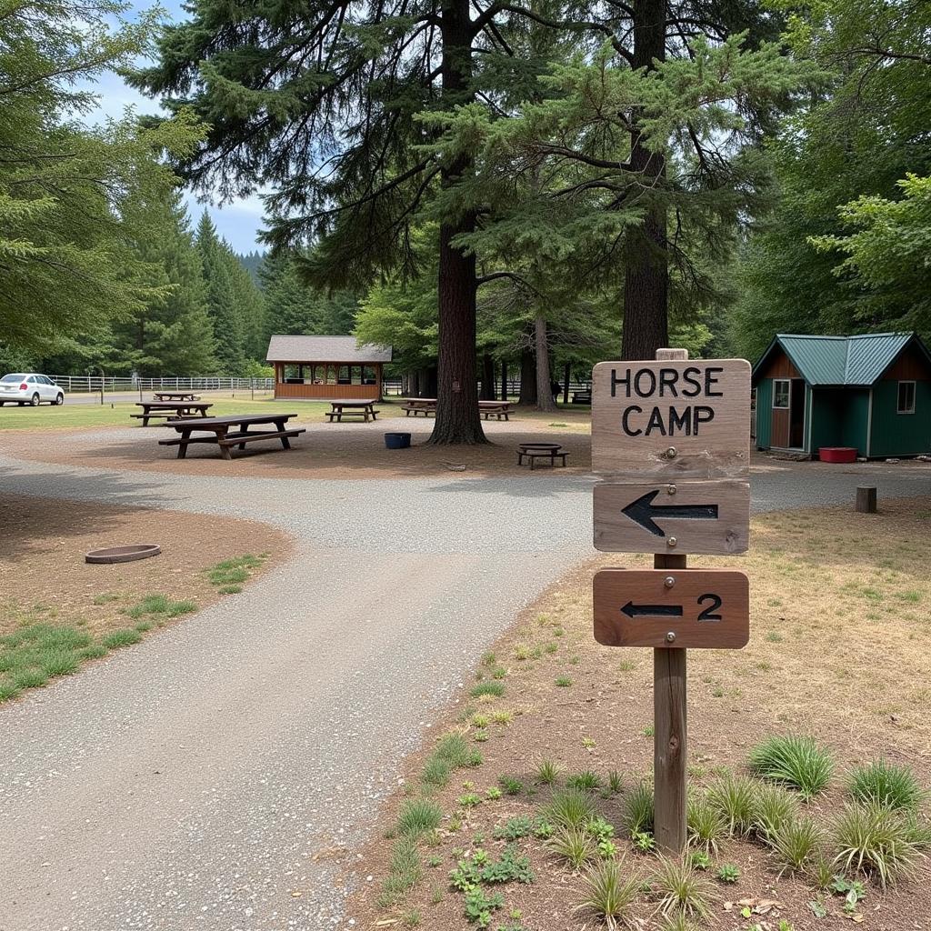 Horse-Friendly Campground on the Oregon Coast